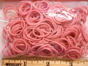 2 packs of Small pink braid dreadlock hair girl rubber band pony tail holder - Picture 1 of 1