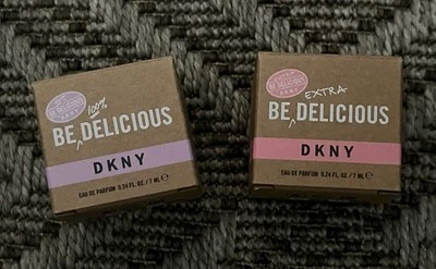 Perfume para mujer Be Extra Delicious 100 % Delicious de DKNY 0,24 oz EDP tamaño de viaje Foto 1 de 3