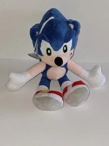 Sonic The Hedgehog With Suction Cup Window Cling Plush Stuffed Animal 11" Sega - Picture 1 of 6