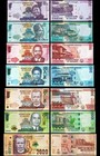 Malawi 7 Pcs SET, 20 50 100 200 500 1000 2000 Kwacha 2020 2021 2024 2025, UNC