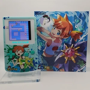 Laminated OLED Screen - Misty & Shiny Staryu Game Boy Color w/ Case - Picture 1 of 8