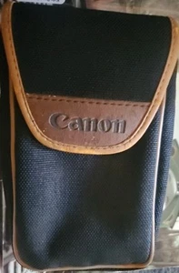 Canon Point and Shoot Kameratasche schwarz Nylon Cover Tasche Gürtelschlaufe Vintage - Bild 1 von 3
