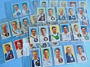 Kompletter Satz 50 John Player & Sons CRICKETERS 1938 ZIGARETTEN Tabakkarten - Bild 1 von 24