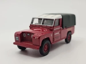 Vanguards Land Rover VA07600 Midland Red - White Roof - Unused Mirrors 1:43 MIB - Picture 1 of 24