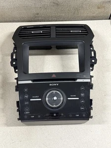 2011 Ford Explorer 8” Sony Audio Radio Climate Control Panel BB5T-18A802-CJ - Picture 1 of 12