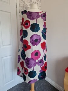 Fenn Wright Manson Linen Silk Shift Dress Size 16 Wedding Occasion Business NWOT - Picture 1 of 12