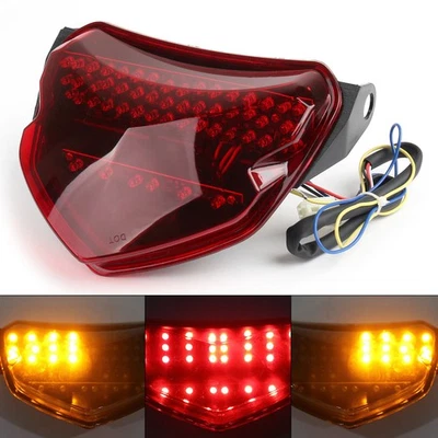 New LED TailLight Turn Signals for Suzuki GSXR 600/750 GSXR-600 2004-2005 Red US Foto 1 de 4