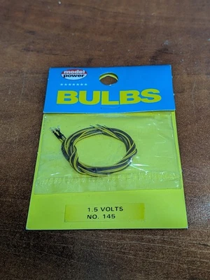 Model Power - HO Scale - #145 - 1.5V Angel Hair Light Bulbs (3) - NOS - Image 1 of 3