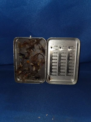 30 plus of the best Trout fly Assortment custom tied Perrine Fly Box Fly Fishing - Image 1 of 2