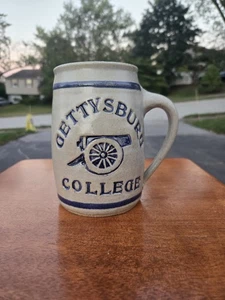 Taza Gaithersburg Cerámica Gres Esmalte Sal Azul Gris Piedra Cañón Guerra Civil - Imagen 1 de 12
