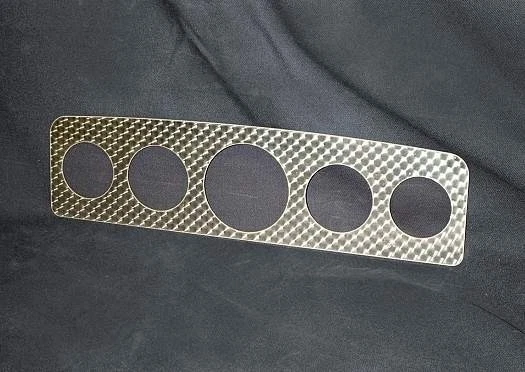 Engine Turned Dash Auburn style Panel A-5 - Image 1 of 1