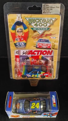 Lote de 2 Jeff Gordon #24 Action Die Cast 1:64 Superman & Brickyard 400 NASCAR Foto 1 de 4