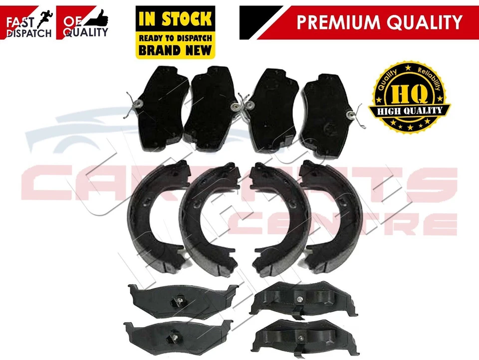 PARA CHRYSLER PT CRUISER PASTILLAS DE FRENO DELANTERAS Y TRASERAS FRENO DE MANO ZAPATOS DE ESTACIONAMIENTO 00-08 Foto 1 de 1