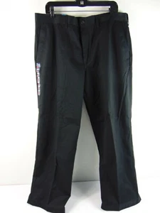 Croft & Barrow Black Classic Fit Flat Front Khaki Pants 38x30 Nwt - Picture 1 of 8