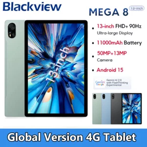 Global Version Blackview MEGA 8 4G LTE Tablet 13'' 90Hz 11000mAh 50MP Android 15 - Picture 1 of 17