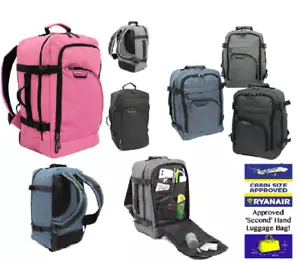 RYANAIR 40x20x25 EasyJet Cabin Bag Under Seat Travel Hand Luggage Backpack Case - Picture 1 of 6