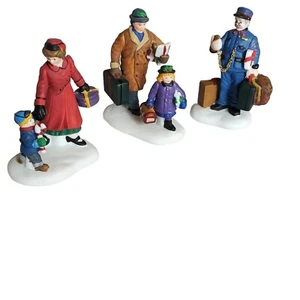 Dept. 56 Heritage Village "Going Home for the Holidays" 3 pc #58896 Retired 1999 - Picture 1 of 11
