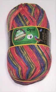 100gm ball of OPAL REGENWALD Sock Knitting Yarn Color #8461 MADAGASKAR BENNI - Picture 1 of 1