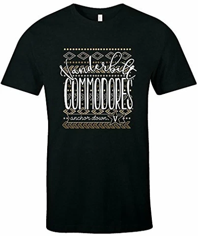 NCAA Vanderbilt Commodores Women's Pattern Lines Favorite Short sleeve T-Shir Cover