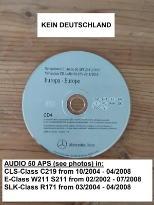 CD Navigation Mercedes AUDIO 50 APS NTG1 Italia Croatia Greece Hungary 2011/2012 - Bild 1 von 2