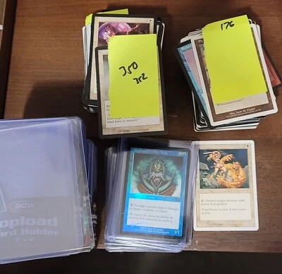 $1088.10 Magic the Gathering Lot 360 Cards + 75+ Plastic holders - Image 1 of 2