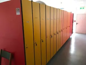 Doppelspind Kemmlit Spind Garderobenschrank hochwertig MDF Tür Metall Korpus /2 - Bild 1 von 7