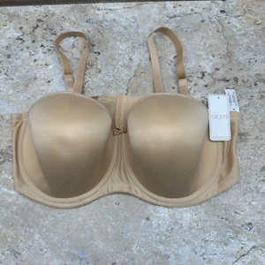 Elomi Bra Womens Size 44DDD Nude Smooth Underwire Removal Straps EL1230NUE NWT - Picture 1 of 8