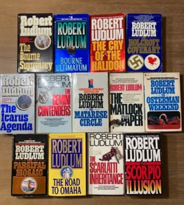 Lot of 13 Robert Ludlum Paperback Books Includes Jason Bourne - Picture 1 of 6
