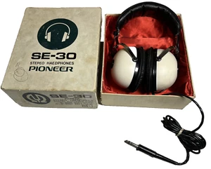 Cuffie stereo vintage JAPAN SE-30 spina 1/4" 6,35 mm Pioneer - Foto 1 di 20