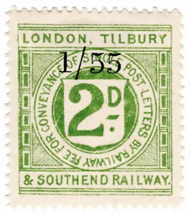 (I.B) London, Tilbury & Southend Railway : Letter Stamp 2d - Picture 1 of 1