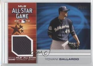 2010 Topps Update All-Star Stitches Relics Yovani Gallardo #AS-YG
