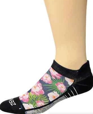 Calcetines para mujer Zensah L92708 estampado floral multicolor sin show talla S Foto 1 de 3