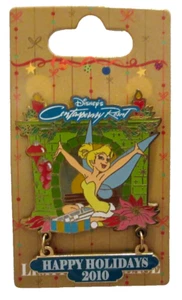 WALT DISNEY WORLD HAPPY HOLIDAYS 2010 CONTEMPORARY RESORT TINKER BELL PIN - LR - Picture 1 of 4