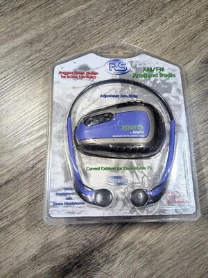 GPX A2098R5 AM/FM Radio with headphones, new - Image 1 of 4