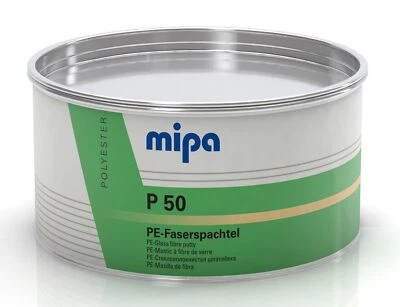 Mipa P 50 PE-Faserspachtel inkl. Härter 1,8 kg | Autospachtel P50 Glasfaserspach - Bild 1 von 4