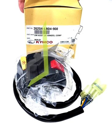 KYMCO MONGOOSE50/90  MAXXER90  HANDLE SWITCH LEFT   3520A-LBD4-900 - Image 1 of 4