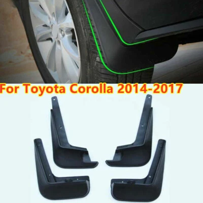 4Pcs Front Rear Splash Fender Mud Flaps Guards for Toyota Corolla 2014-2017 Foto 1 de 3