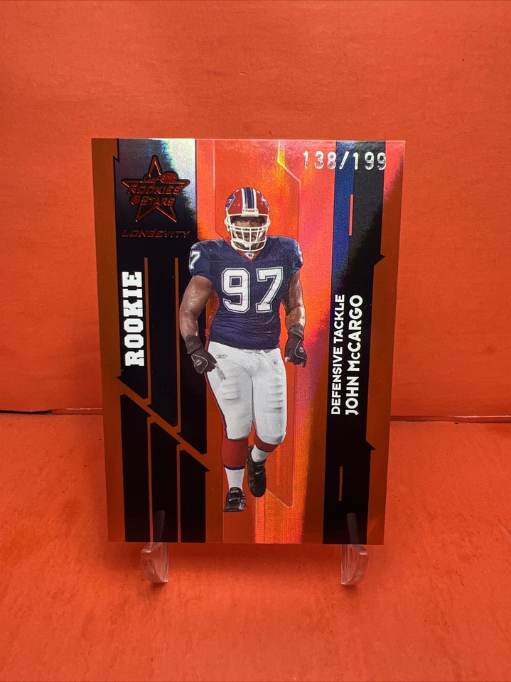 2006 Leaf Rookies & Stars Longevity Ruby /199 John McCargo #242 Rookie RC Mint🦄 - Image 1 of 2