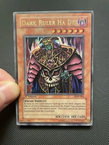 Yugioh: Dark Ruler Ha Des - LOD-001 - Ultra Rare 1st Edition NA English Vintage - Picture 1 of 8