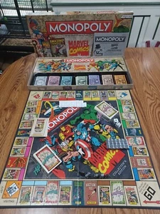2012 MARVEL COMICS COLLECTOR'S EDITION Monopoly USAopoly Hasbro Missing 1 Token - Picture 1 of 12