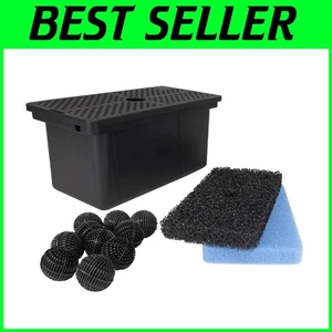 Caja de filtro de bomba universal para estanques - Mantener agua limpia hasta 500 galones - Imagen 1 de 11