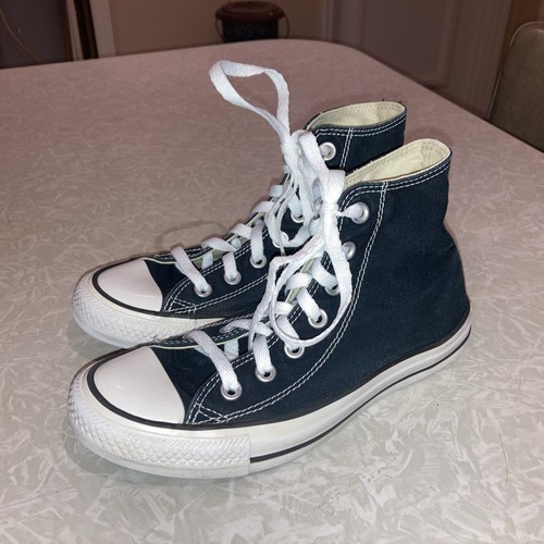 SCARPE SNEAKERS NERE CONVERSE ALTE ALLSTAR CHUCK TAYLOR UOMO 4 DONNA 6