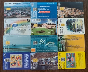 GREECE 1998 lot of 12 PHONE CARDS colection - Bild 1 von 2