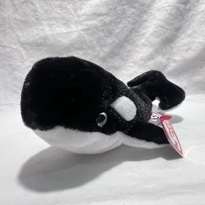 Ty Beanie Baby ANKER der Wal 7,5 Zoll Ty Vintage Stofftier Plüschtier - Bild 1 von 4