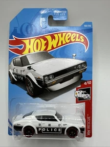 Hot Wheels 2017 Nissan Skyline 2000 GT-R Police 160/250 HW Rescue - Bild 1 von 7