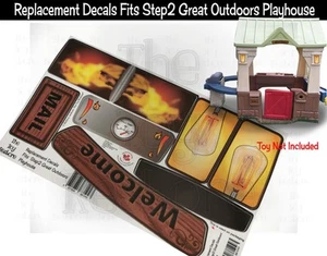 The Toy Restore Replacement Stickers fits Step2 Great Outdoors Playhouse Cubby  - Picture 1 of 7