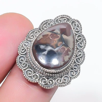 Septarian Loose Gemstone Handmade Engagement Gift Jewelry Vintage Ring 7" PG 792 - Image 1 of 4