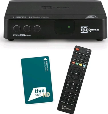 TivuSat Decoder Satellitare - Nero   - Immagine 1 di 4
