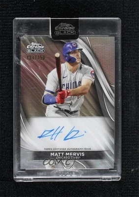 2024 Topps Chrome Black Auto Refractor /150 Matt Mervis #CBA-MME Auto - Image 1 of 2