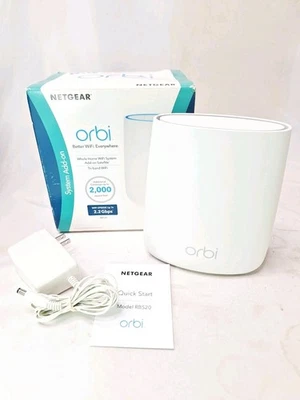 NETGEAR Orbi RBS20 Satellite Home Mesh WiFi Tri-band AC2200 -Converted Router- - Image 1 of 4